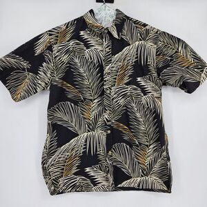 Cooke Street Shirt Mens Medium Fronds Hawaiian Short Sleeve Button Up Summer M